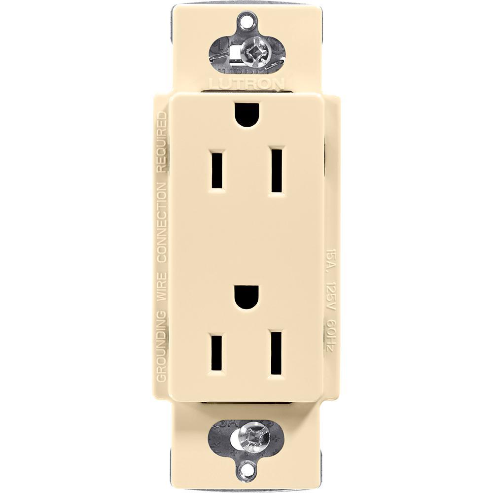 Claro 15 Amp Duplex Outlet, White - Super Arbor