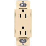 Claro 15 Amp Duplex Outlet, White - Super Arbor