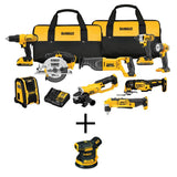 20-Volt Max Lithium-Ion Cordless Combo Kit (10-Tool) w/ (2) Batteries 2.0Ah, Charger & Tool Bag - Super Arbor