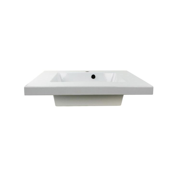 Nameeks Mars Wall Mounted Ceramic Bathroom Sink in White