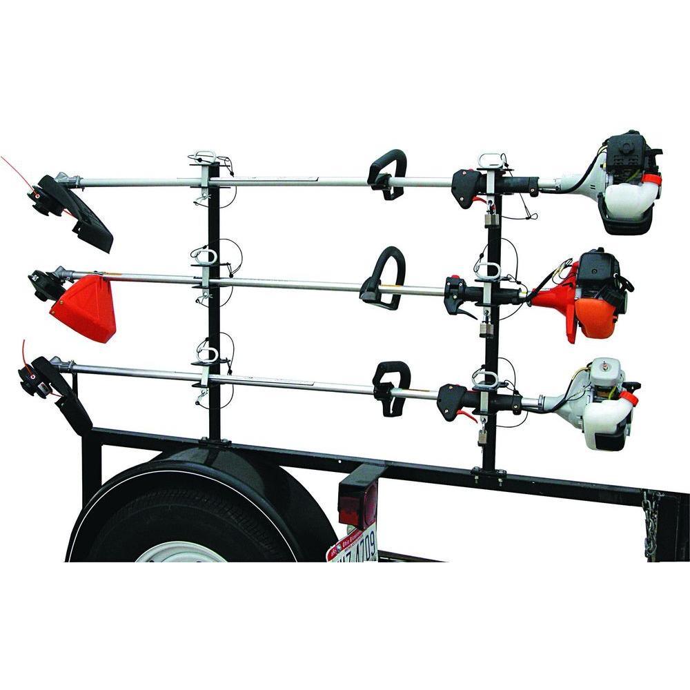 Buyers Products Company Channel Style 3-Trimmer Lockable Rack - Super Arbor