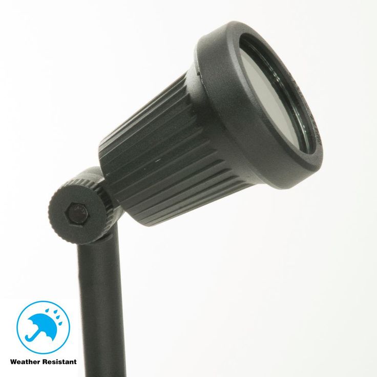 Low-Voltage 20-Watt Black Halogen Outdoor Landscape Flood Light