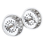Farmhouse Apron Front Undermount 16-Gauge Stainless Steel 33 in. 50/50 Double Bowl Kitchen Sink with Grid Set and Drains