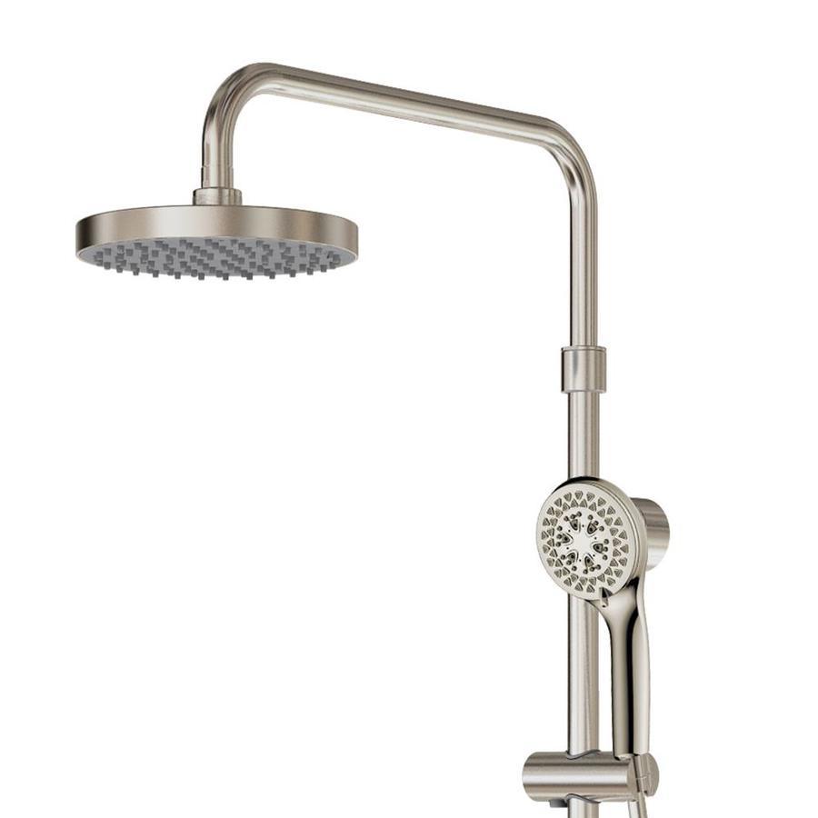 PULSE Lanikai Brushed-Nickel 3-Spray Shower Bar System