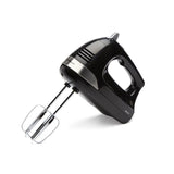 6-Speed Black Hand Mixer with Snap-On Case