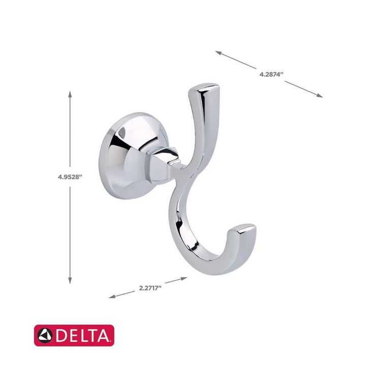 Delta Ashlyn 2-Hook Rubbed Bronze Ii Towel Hook