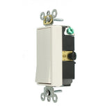 Decora 15 Amp 3-Way AC Quiet Rocker Switch, White - Super Arbor