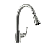 Market Single-Handle Pull-Down Sprayer Kitchen Faucet in Chrome - Super Arbor