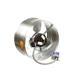 1450 CFM SIlver Electric Powered Gable Mount Electric Attic Fan - Super Arbor