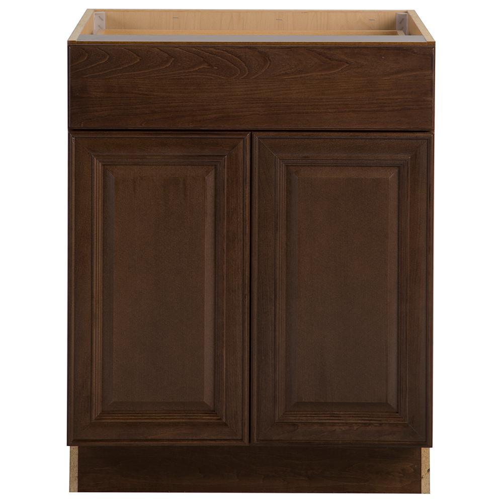 Benton Assembled 12x34.5x24.5 in. Base Cabinet with Soft Close Full Extension Drawer in White - Super Arbor