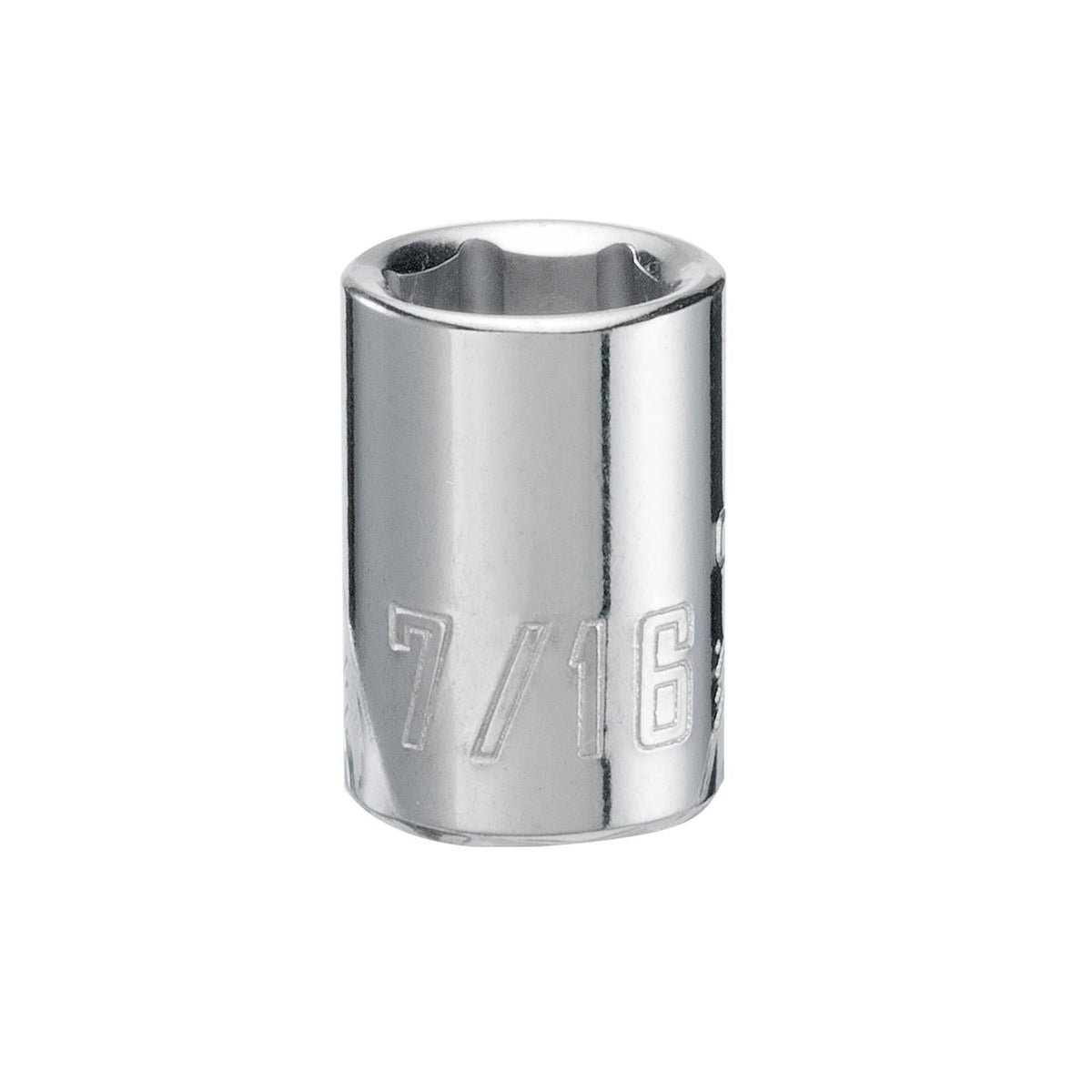 Craftsman 7/16 in. SAE 6-Point Shallow Socket, 3/8 in. Drive