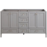 Claxby 48 in. W x 34 in H x 22 in. D Bath Vanity Cabinet Only in Cream - Super Arbor
