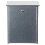 Allux 200 Galvanized Wall Mount Locking Mailbox - Super Arbor