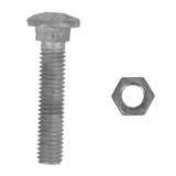 Everbilt 3/8 in. x 2 in. Galvanized Steel Metal Carriage Bolt and Nut (10-Sets Per Bag)