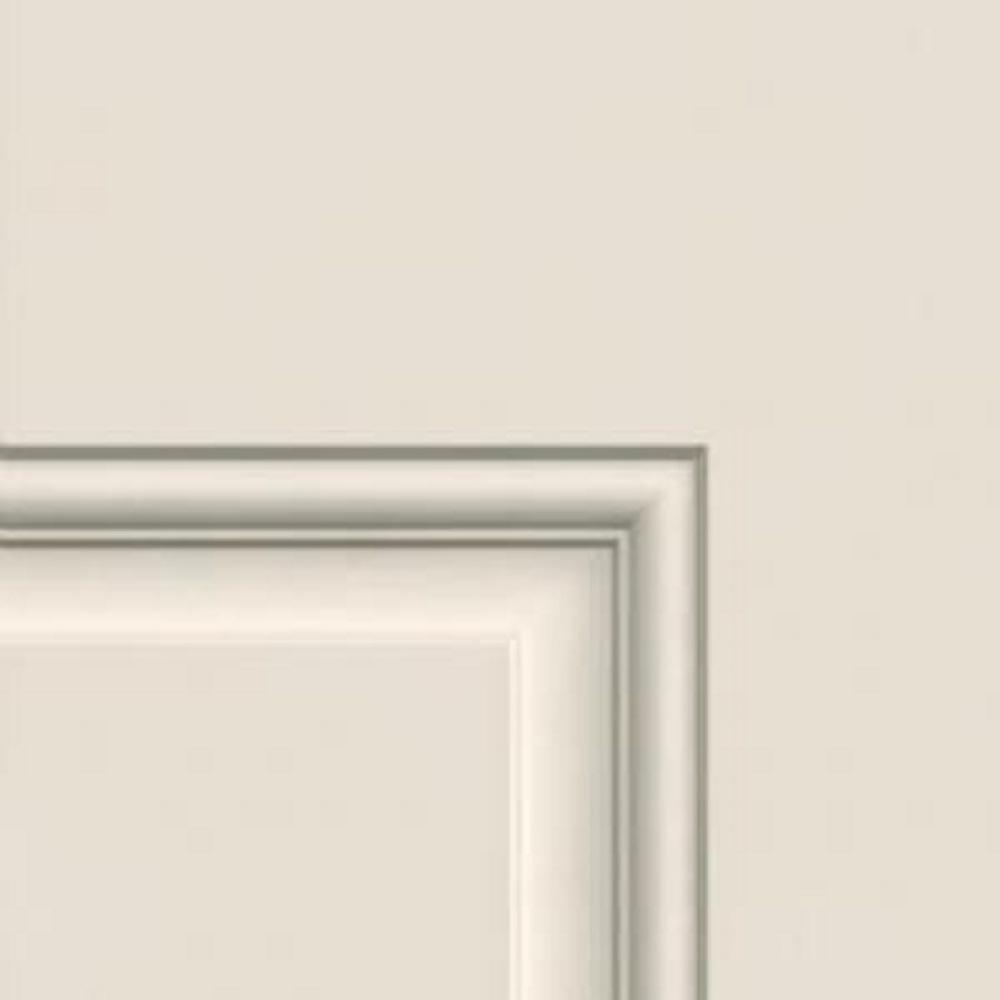 72 in. x 80 in. Right-Hand Inswing Classic 6-Panel Primed Steel Prehung Front Door with Brickmould - Super Arbor