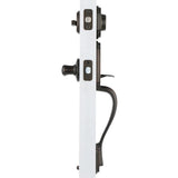 Arlington Venetian Bronze Single Cylinder Door Handleset with Tustin Door Lever Featuring SmartKey Security - Super Arbor