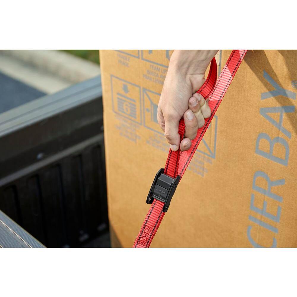 10 ft. x 1 in. Locking Tie Down with S-Hook (4-Pack) - Super Arbor