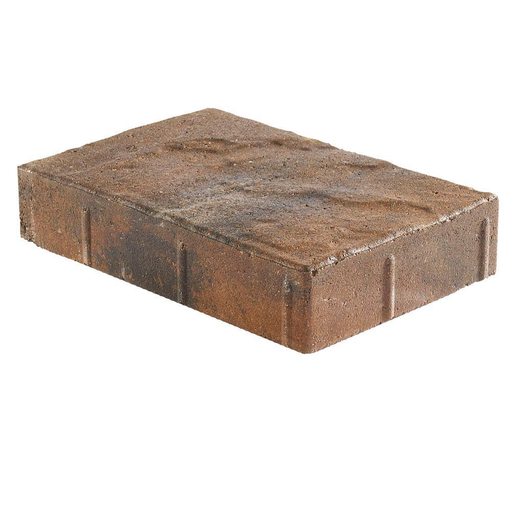Taverna 11.81 in. L x 7.87 in. W x 1.97 in. H Rectangle Earth Blend Concrete Paver (192-Piece/124 sq. ft./Pallet) - Super Arbor