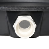 22 in. Plastic Water Heater Pans with PVC Drain Connection (Case of 20) - Super Arbor