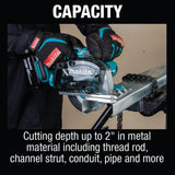 18-Volt 5-3/8 in. 5.0 Ah LXT Lithium-Ion Cordless Metal Cutting Saw Kit with Electric Brake and Chip Collector - Super Arbor