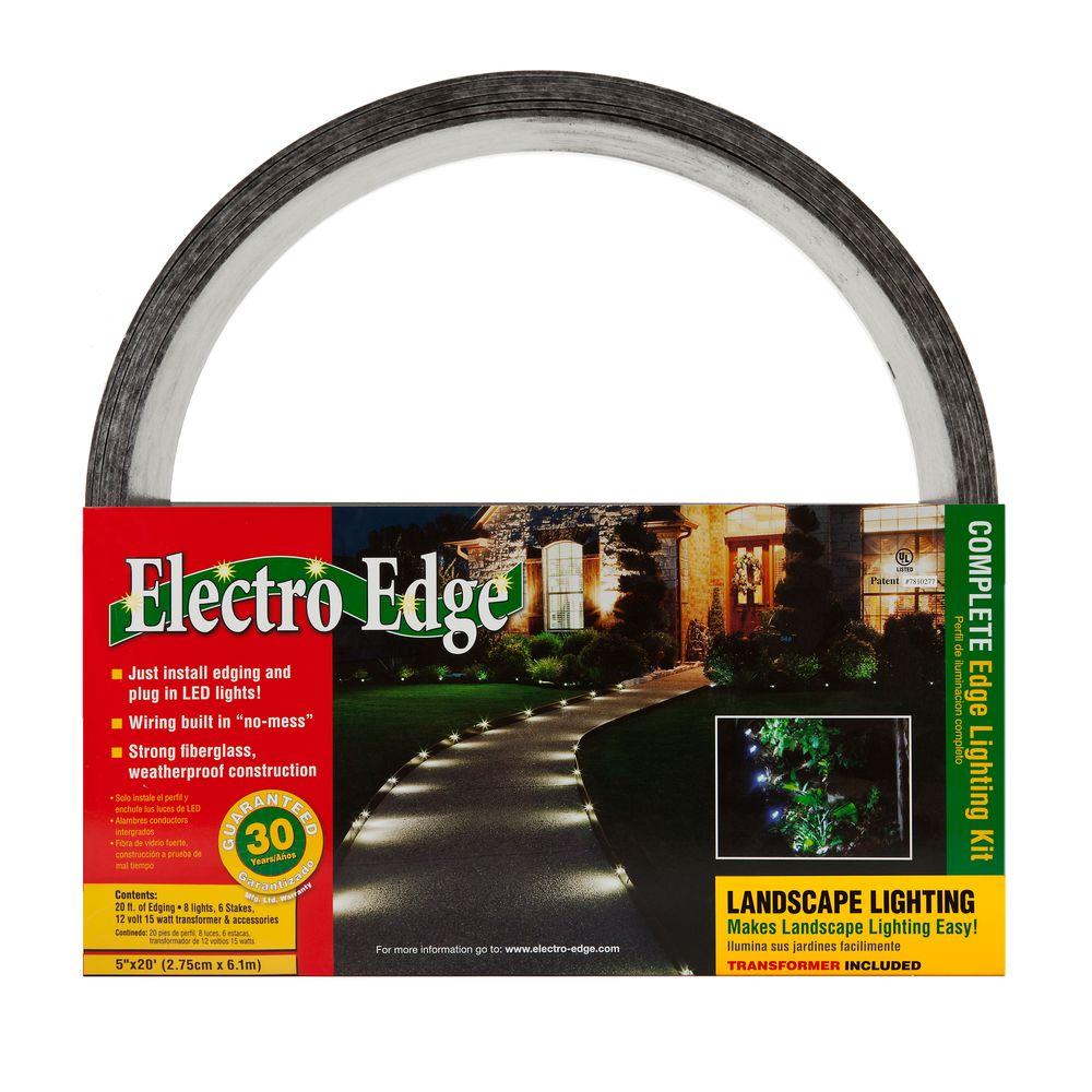 ElectroEdge 5 in. x 20 ft. Fiberglass Edging with Transformer - Super Arbor