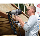 Pneumatic 21-Degree 3-1/2 in. Full Round Framing Nailer with 0-Degree Mini Impact Palm Nailer - Super Arbor