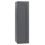 Home Decorators Collection Grayson 9 in. W x 12 in. D x 42 in. H Assembled Plywood Wall Kitchen Cabinet in Deep Onyx with Soft Close