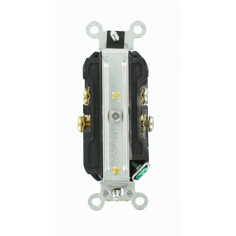 20 Amp Commercial Grade Duplex Outlet, Black - Super Arbor