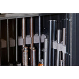 New 22-Gun Security Cabinet with Foam Barrel Rests, Black - Super Arbor