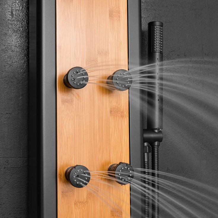 57 In. 8-Jet Multifunction Shower Panel System With Adjustable Rainfall Shower Head And Handheld Shower head