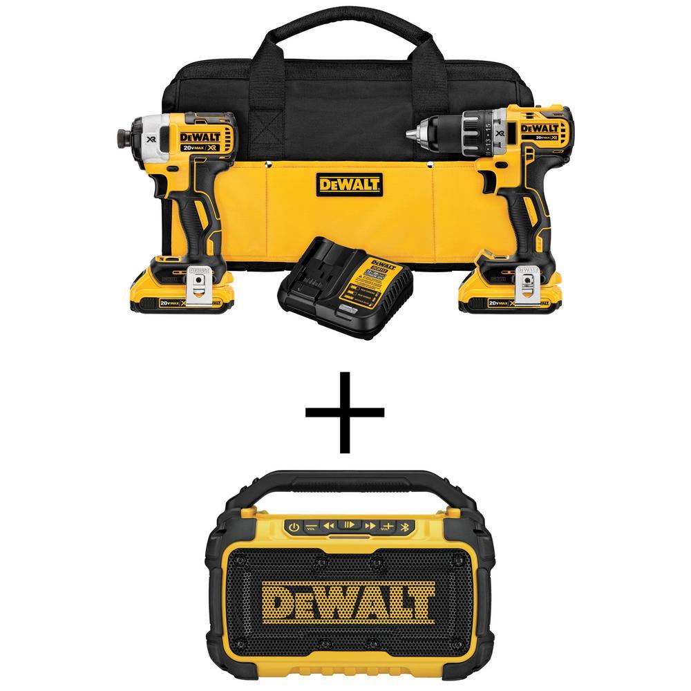 20-Volt Max Lithium-Ion Cordless Combo Kit (10-Tool) w/ (2) Batteries 2.0Ah, Charger & Tool Bag - Super Arbor
