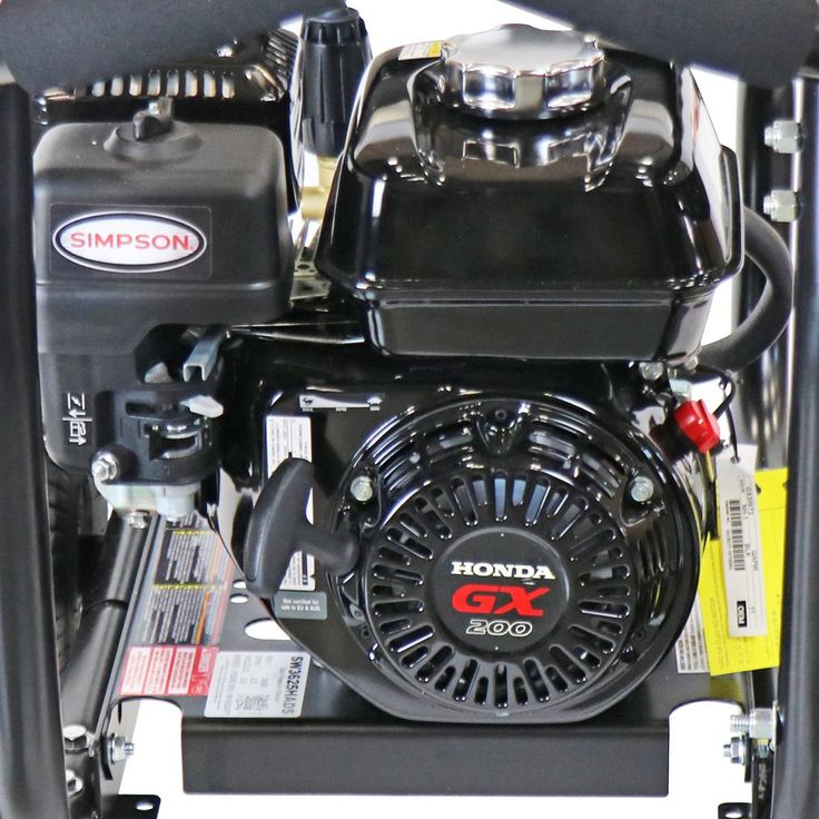 Simpson Super Pro Roll-Cage 3600 PSI at 2.5 GPM HONDA GX200 Cold Water Professional Gas Pressure Washer