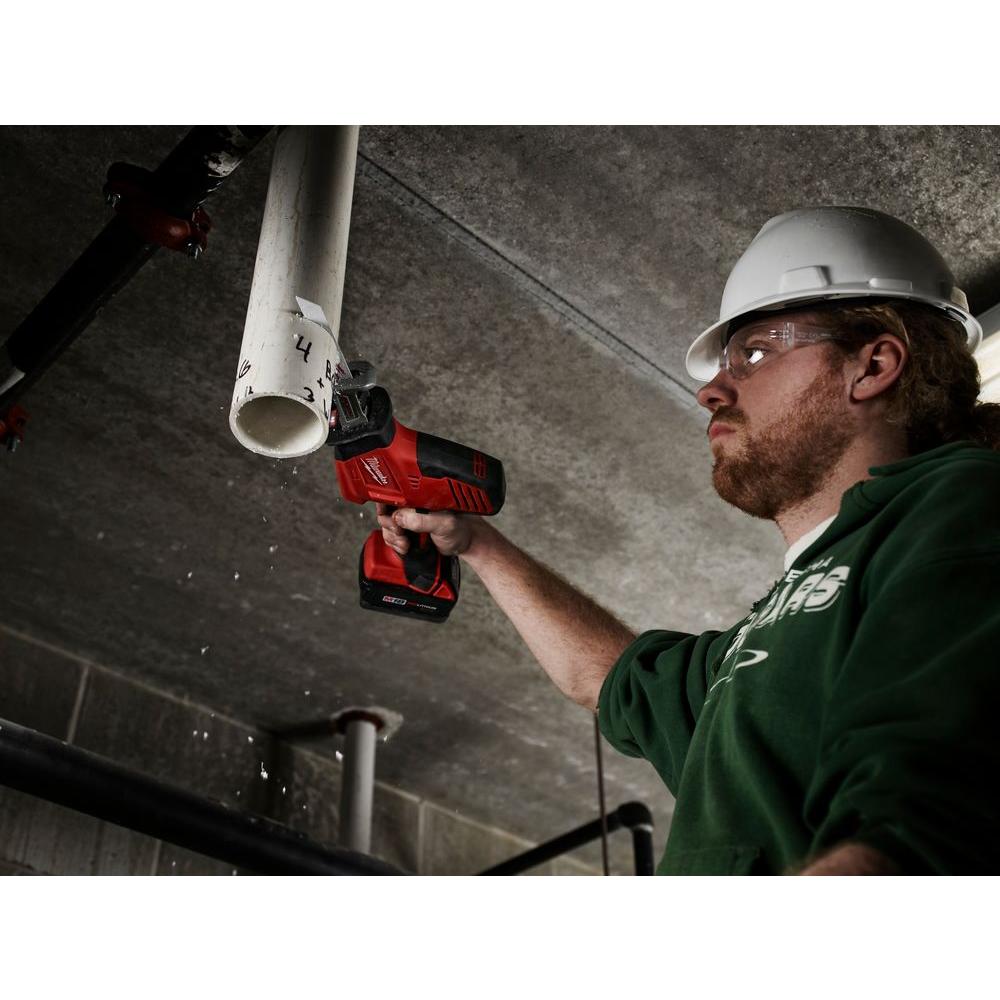 M18 18-Volt Lithium-Ion Cordless Hackzall Reciprocating Saw Kit with (1) 3.0Ah Battery, Charger and Tool Bag