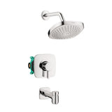 Croma Select E 180 Single-Handle 2-Spray Tub and Shower Faucet with Tub Spout in Brushed Nickel (Valve Included) - Super Arbor