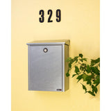 Allux 200 Galvanized Wall Mount Locking Mailbox - Super Arbor