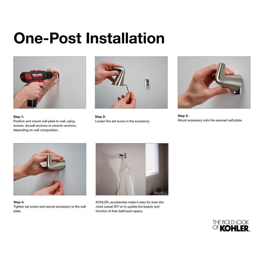 Purist Pivoting Toilet Tissue Holder in Brushed Gold - Super Arbor