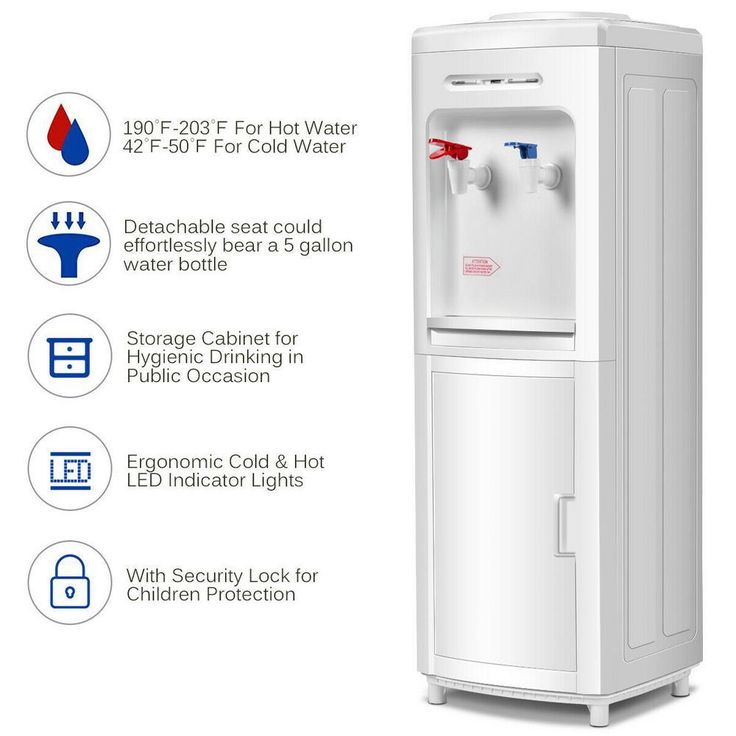 5 Gal. Bottle Load Electric Primo Water Filtration Cooler