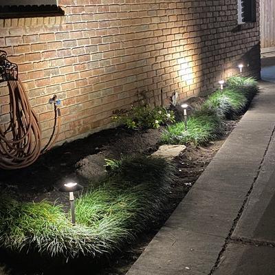 Portfolio 13.8-Watt Special Textured Bronze Low Voltage Integrated LED Path Light Kit - Super Arbor