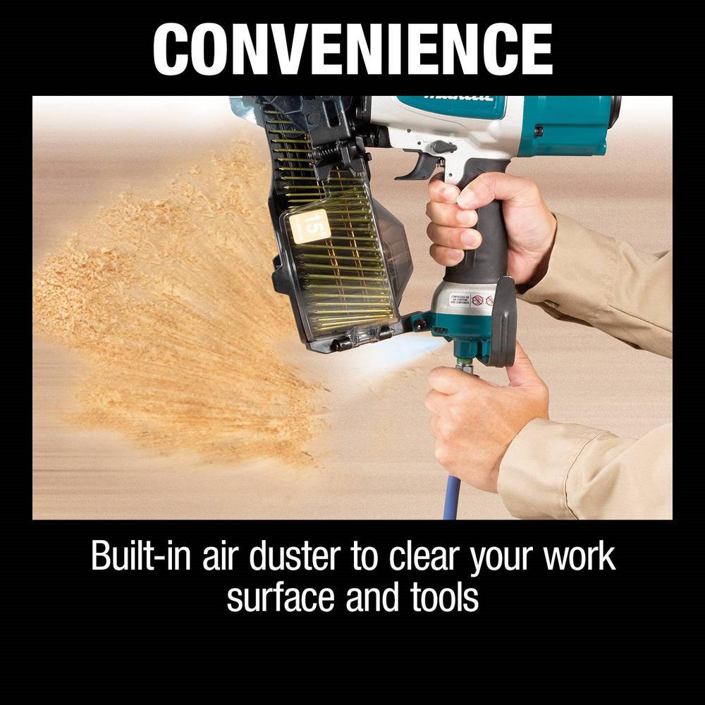 2-1/2 in. Pneumatic 15¬∞ Siding Coil Nailer - Super Arbor