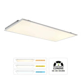Commercial Electric 2 ft. x 4 ft. 500 Watt Equivalent Integrated LED White Troffer Light 3 CCT with up to 5500 Lumen Select