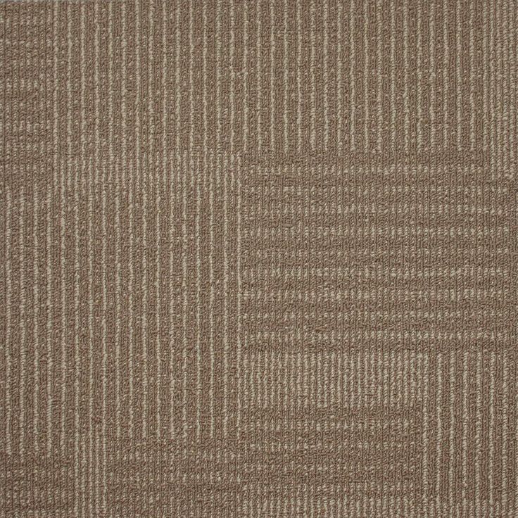 EuroTile Windsor Terrace Ebony Loop 19.7 in. x 19.7 in. Carpet Tile (20 Tiles/Case)