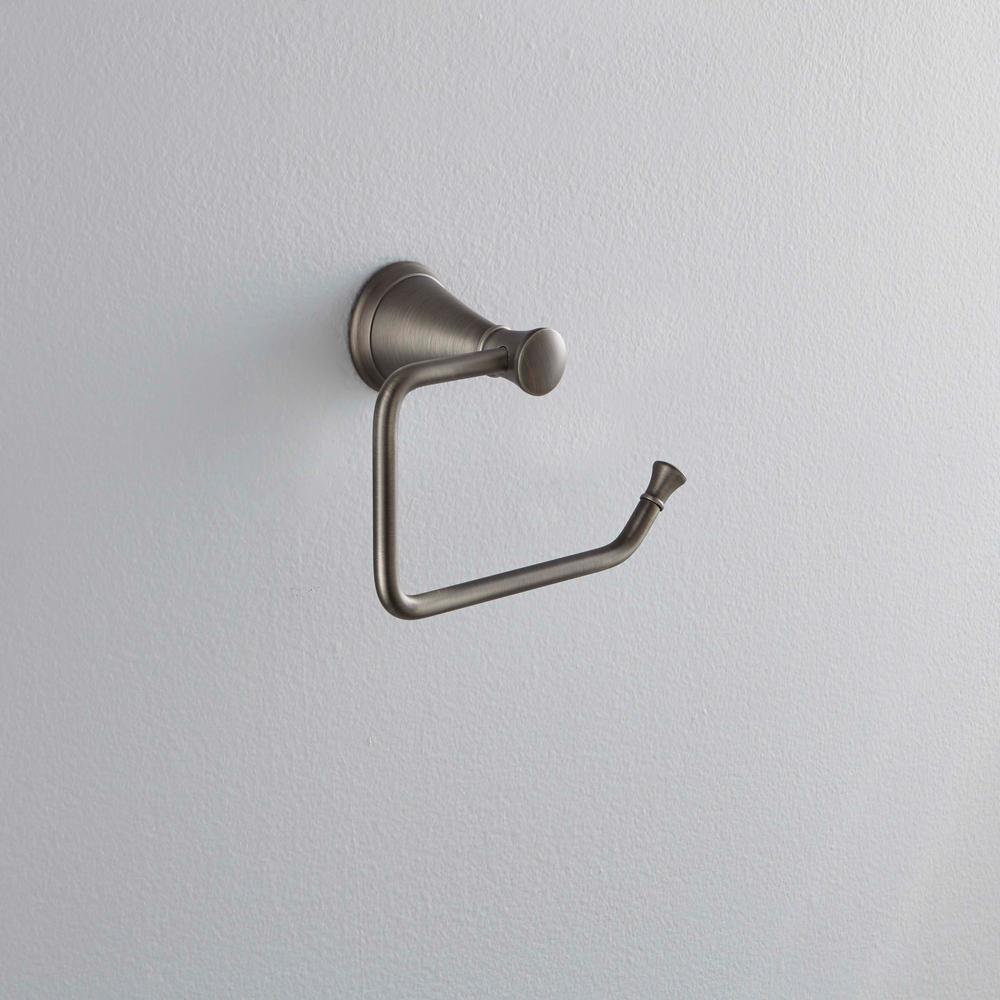 Pasadena Single Post Toilet Paper Holder in Slate - Super Arbor