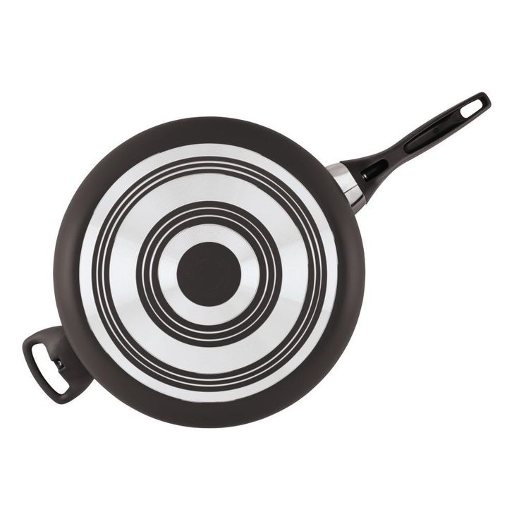 Dishwasher Safe 12 in. Aluminum Nonstick Skillet in Black with Glass Lid