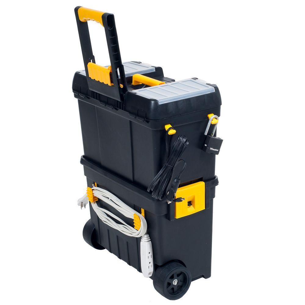 24.5 in. Deluxe Mobile Workshop and Tool Box - Super Arbor