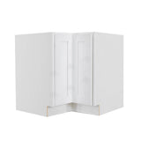 Lancaster Shaker Assembled 36 in. x 34.5 in. x 24 in. Base Lazy Susan Cabinet in White - Super Arbor