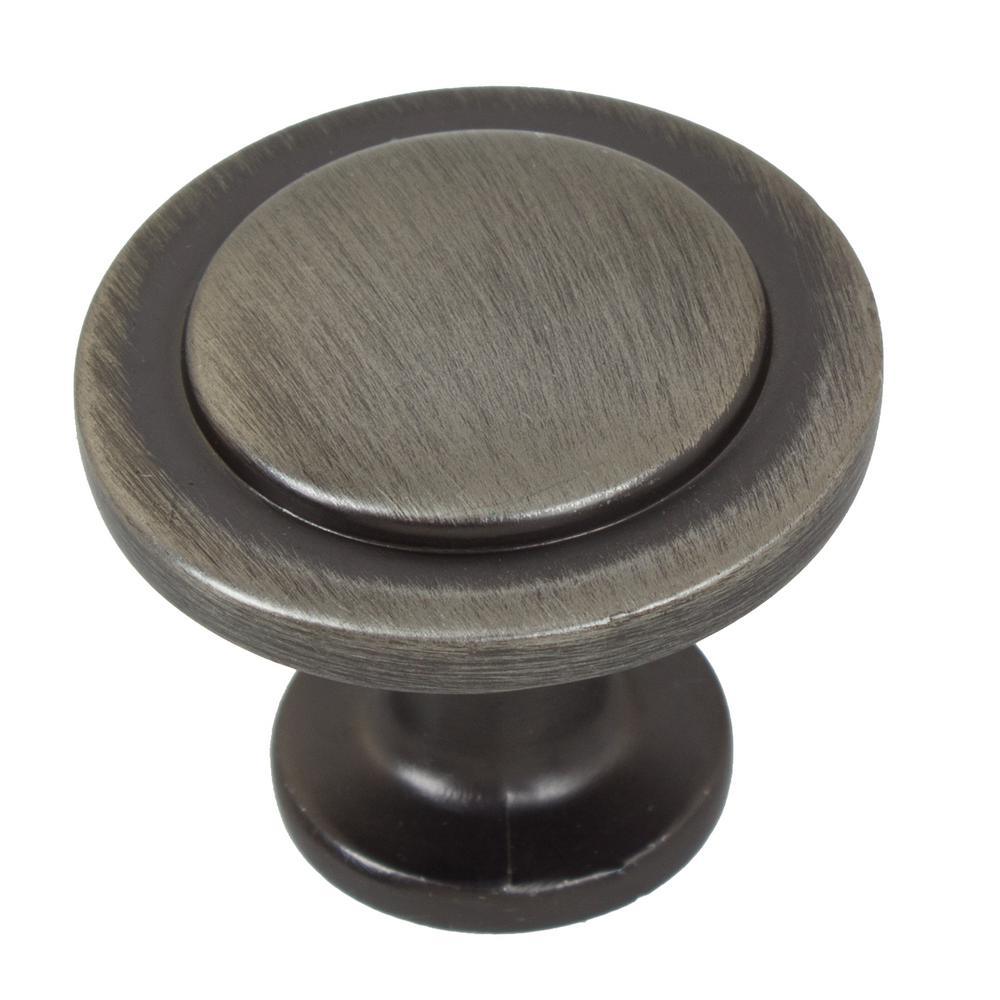 1-1/4 in. Dia Oil Rubbed Bronze Classic Round Ring Cabinet Knobs (10-Pack) - Super Arbor