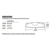 Contractor Select LBL4 Series 4 ft. 4253 Lumens Integrated LED Dimmable Cool White Curved-Basket Wraparound, 4000K - Super Arbor