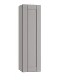 Home Decorators Collection Washington Veiled Gray Plywood Shaker Assembled Wall Kitchen Cabinet Soft Close Left 15 in W x 12 in D x 42 in H