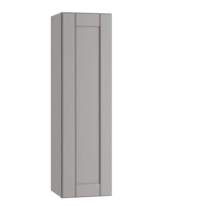 Home Decorators Collection Washington Veiled Gray Plywood Shaker Assembled Wall Kitchen Cabinet Soft Close Left 21 in W x 12 in D x 36 in H