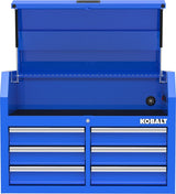 Kobalt 36-in W x 18-in H 6-Drawer Steel Tool Chest (Blue)